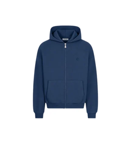 Suvene SU Zippe Sweat a Capuche Bleu Marine 4.webp