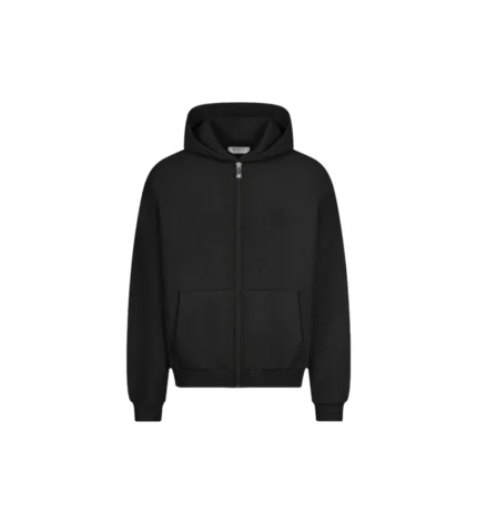 Suvene SU Zippe Sweat a Capuche Noir 4.webp