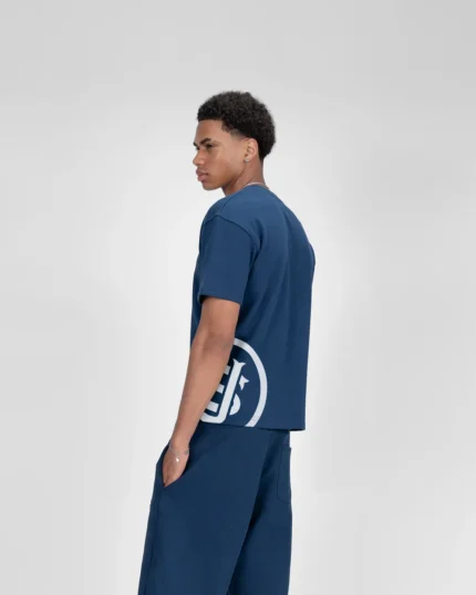 Suvene SU26 Regular T Shirt Bleu Marine 2.webp