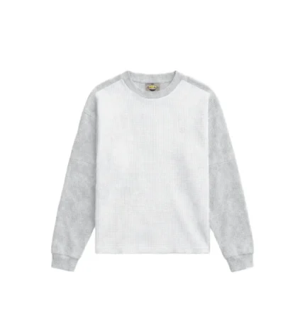 Suvene Waffle Manches Longues Gris.webp