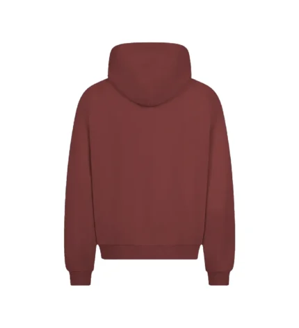 Sweat a Capuche Zippe Suvene SU Maroon 2.webp