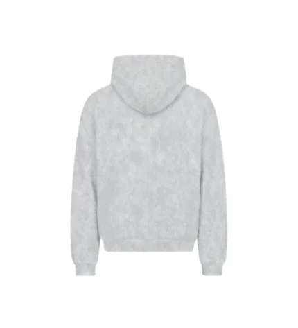 Sweat a Capuche Zippe Suvene Waffle Gris 2.webp