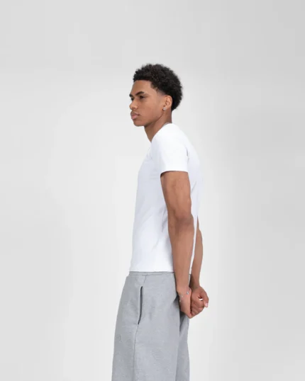 T Shirt Suvene SU Coupe Ajustee Blanc 3.webp